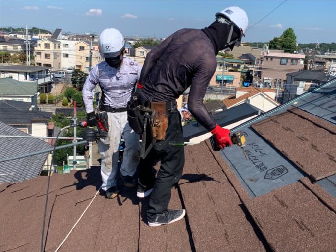 カバー工法(重ね葺き)