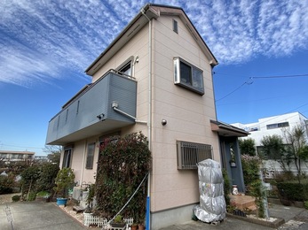 東京都国立市　U様邸　屋根外壁塗装＋ローラーストーン工事