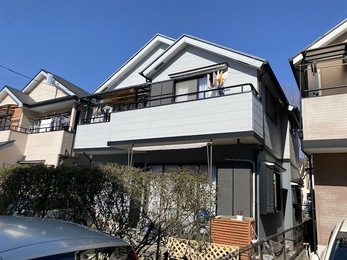 東京都東村山市　S様邸　屋根外壁塗装＋ローラーストーン工事