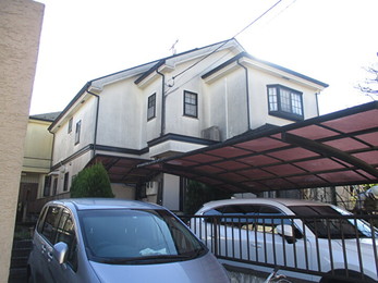 【　新着　】  東京都小平市　K様邸　屋根外壁塗装工事